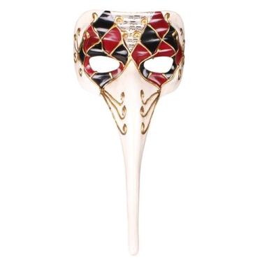 Imagem de Máscara de Natal Máscara de Nariz Longo para o Carnaval de Halloween -