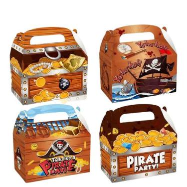 Imagem de Caixas de presente Pirate Treasure Chest 12 unidades 16,5 x 9,5 x 9,5 