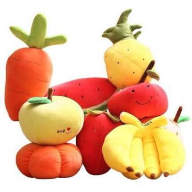 Imagem de Boneca de brinquedo de pelúcia, frutas emuladas, 10 cm, 9 peças - Yiwe
