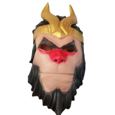 Imagem de Máscara Monkey King Latex Full Face para fantasia de cosplay de festa 