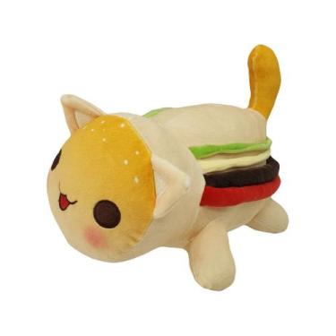 Imagem de Boneca de pelúcia Hamburg Cat 27 cm para presente infantil - Yiweisai