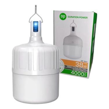 Imagem de Lâmpada LED Emergência 38W USB Recarregável Bivolt Portátil Lampião Ga