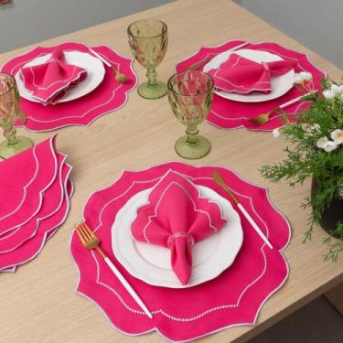 Imagem de Kit Jogo Americano Roma Pçs Souplats Mesa De 6 Lugares Mesa Posta Guar