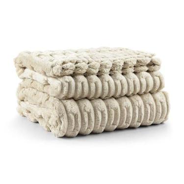 Imagem de Cobertor Polar Ultrasoft Queen 01 Peça 100% Poliéster - Almond - BIA E