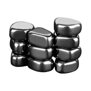 Imagem de Ímã Magnético Preto Irregular Forte, Gancho Magnético Para Geladeira, 