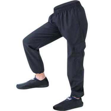 Imagem de Calça Infantil de Pesca com Proteção Solar UV Hidronatic Preta - Mar N