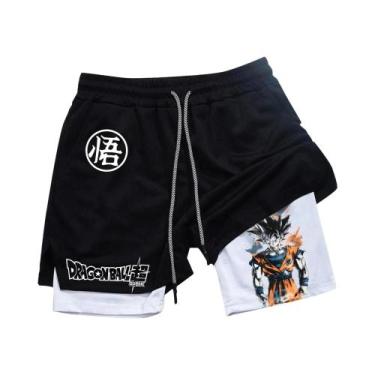 Imagem de Shorts Esportivos DBZ Autênticos, Leves E Com Tecnologia De Secagem Rá