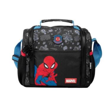 Imagem de Lancheira Spider-Man College - Xeryus Cor:Preto, Preto