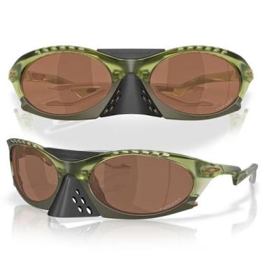 Imagem de Óculos De Sol Oakley Plantaris Prizm Grey Matte Transp Fern OO9437