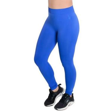 Imagem de Calça Legging Esportiva Sem Costura Lupo Up Control, Azul, Extra Grand