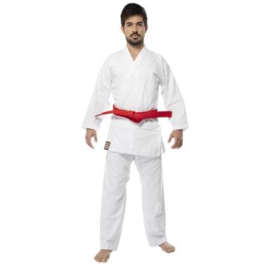 Imagem de Kimono Haganah Karatê Reforçado Branco, A1, Branco