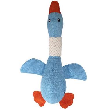 Imagem de Brinquedo para Cachorro Pato de Tecido com Som 33x23cm Premium - KOPEC