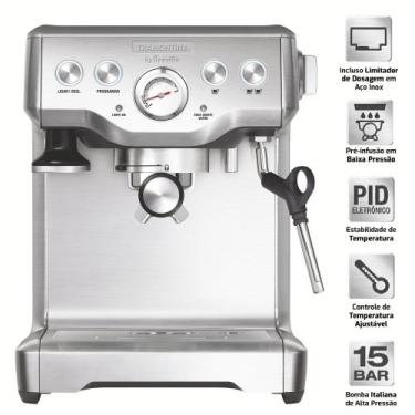 Imagem de Cafeteira Elétrica Tramontina by Breville Express Inox 1,8L Máquina de
