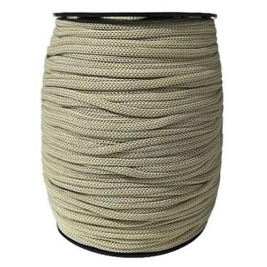 Imagem de Fio de Poliéster 5mm - Hass Textil Cor:Areia-403 - Hass Têxtil, Areia-