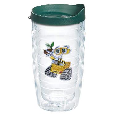 Imagem de Tervis Feito nos EUA Copo térmico de parede dupla Disney Wall-E mantém as bebidas frias e quentes, 295 ml, ondulado