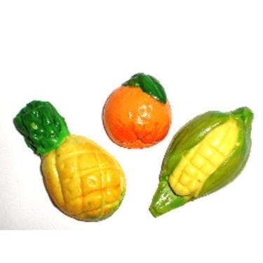 Imagem de Molde De Silicone Laranja Milho Abacaxi Frutas