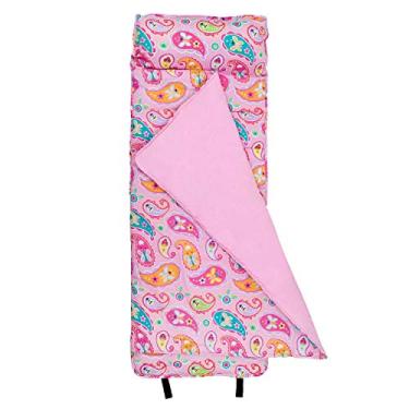 Imagem de Wildkin Original Nap Mat with Pillow for Toddler Boys and Girls, Measures 50 x 20 x 1.5 Inches, Ideal for Daycare and Preschool, Mom's Choice Award Winner, BPA-Free, Olive Kids (Paisley)