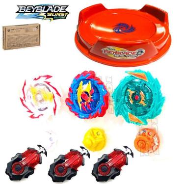 Imagem de Beyblade Arena Tempest Cloud 3-pack- 3 Lançadores - Hasbro