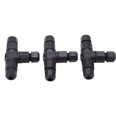 Imagem de Conector de Cabo à Prova d'água Caixa de Junção de 3 Canais Fonte Ao Ar Livre Iluminação LED Conector à Prova d'água Material de Nylon