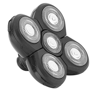 Imagem de Cabeça de reposição para barbeador elétrico universal, cabeça de reposição para barbeador elétrico com 5 lâminas rotativas à prova d'água (#1)