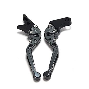 Imagem de Alavancas de motocicleta Motorcycle Folding Extendable CNC Moto Adjustable Clutch Brake Levers For Honda CB 190R CB190R CB 190 R 2015-2017 2016 (Color : G)