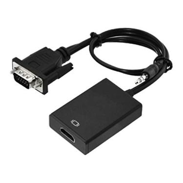 Imagem de Conversor Vga Para Hdmi Saída 1080p Hd Tv Av Hdtv Áudio P2