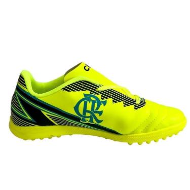 Imagem de Chuteira Infantil Society Flamengo Oxn Dynamic 2 - Lima Verde 36-Unissex