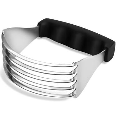 Imagem de Urbanstrive Ferramenta grande para cortador de pastelaria, melhor liquidificador profissional de aço inoxidável, liquidificador de massa resistente, pode ser lavado na lava-louças, utensílios de