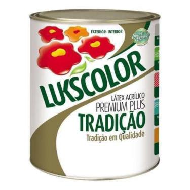 Imagem de Látex Acrílico Premium Plus Fosco Preto 900ml - Lukscolor