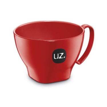 Imagem de Cumbuca Com Alca 500ml De Plástico Várias Cores - Uz - UZ , Vermelho