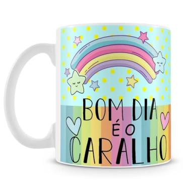 Imagem de Caneca Unicórnio Bom dia é o Caralho (mod.1)