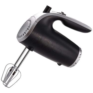 Imagem de Batedeira de Mão com 5 Velocidades, Aço Inoxidável, 150W, 110v, BRENTWOOD HM 48B, Preto