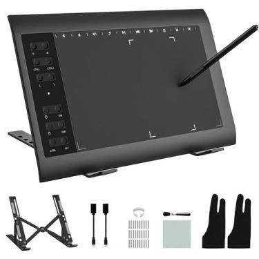 Imagem de Tablet de desenho gráfico TEROW T1060 10x6 polegadas com caneta