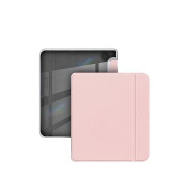 Imagem de Capa para Kobo Libra Colour/Kobo Libra 2 ebook 2024, design WUNIAK para Libra Cor/ebook 2024, PC rígido e poliuretano premium leve, fina, rosa