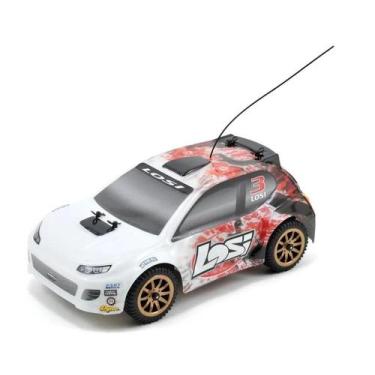 Imagem de Automodelo Losi 1/24 Rally Carro RTR LOSB0241, Branco, Vermelho