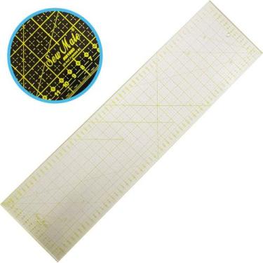 Imagem de Régua Corte 16x60cm Patchwork Cartonagem Scrapbook Sew Mate - NoBrand