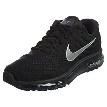 Imagem de NIKE Mens Air Max 2017 Running Shoes Black/White/Anthracite 849559-001 Size 12