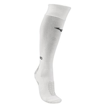 Imagem de Meião de Futebol Mizuno Grip Tam. 33-38, Branco, 33-38