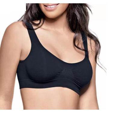 Imagem de Sutiãs Lupo Top Sem Costura Ref.41300-001, Preto, P