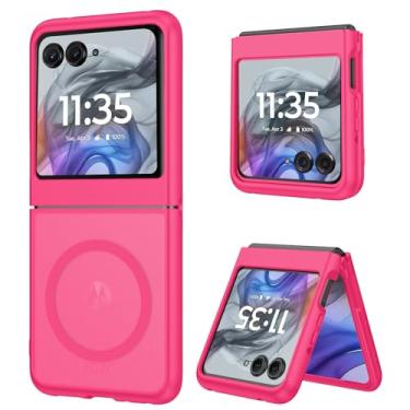 Imagem de DUEDUE Capa magnética para Motorola Moto Razr 2025/2024, Moto Razr 60/50 [compatível com MagSafe], capa protetora antiarranhões à prova de choque para Motorola Razr 2025/2024/60/50 de 6,9 polegadas