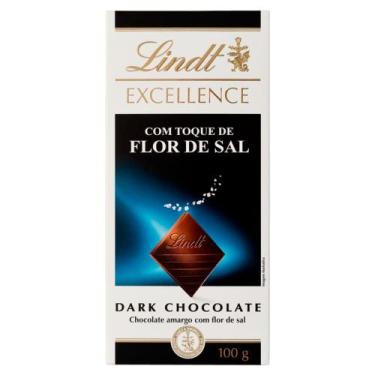 Imagem de Chocolate Lindt Excellence com Toque de Flor de Sal Dark 100g