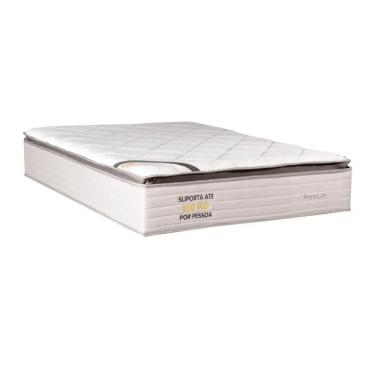 Imagem de Colchão Casal Molas Ensacadas Pillow Top Bom Pastor Premium 138cm