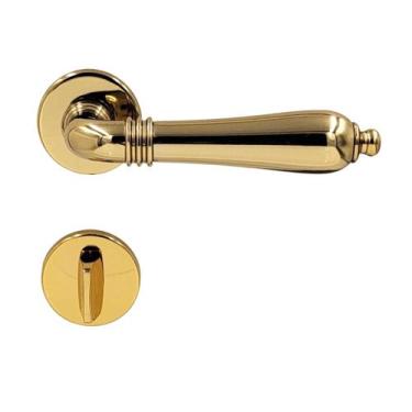 Imagem de Fechadura porta banheiro wc lily imab dourado brilhante maquina 55mm c