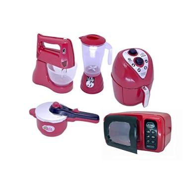 Imagem de Kit Cozinha Infantil Brinquedo Menino Panelina Master Chef