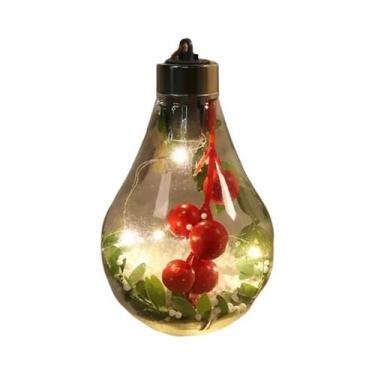 Imagem de Lâmpada LED Transparente de Natal - Luz Decorativa para Festa, Casamen