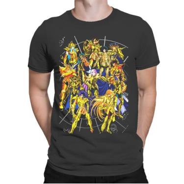 Imagem de Camiseta Unissex Cavaleiros do Zodíaco 12 de Ouro - Shimai, M