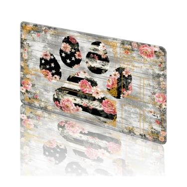 Imagem de TOEMZTFT Tapete de brinquedo para MTG, com bolsas de armazenamento grátis, tapete de jogo 61 x 35,5 cm, TCG e tapete de jogo de tabuleiro para cartas, tapetes de mesa de mousepad, estampa floral de