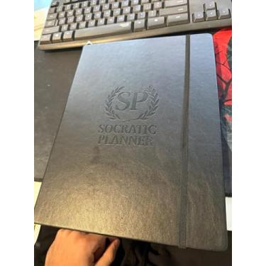 Imagem de Socratic Planner Agenda trimestral sem data 2025-2026, caderno de tarefas com rastreador de hábitos, 20 x 28 cm, 3 meses, visão geral semanal mensal diária para casa, escola, escritório, preto