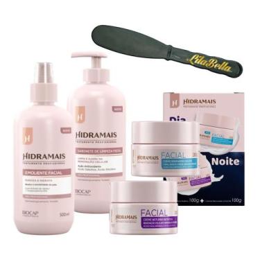 Imagem de Sabonete Limpeza Facial+Emoliente+Creme Dia/Noite Hidramais