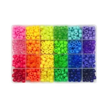 Imagem de Kit De Fazer Pulseiras DIY Com Contas De Letras E Contas De Cabelo Kan